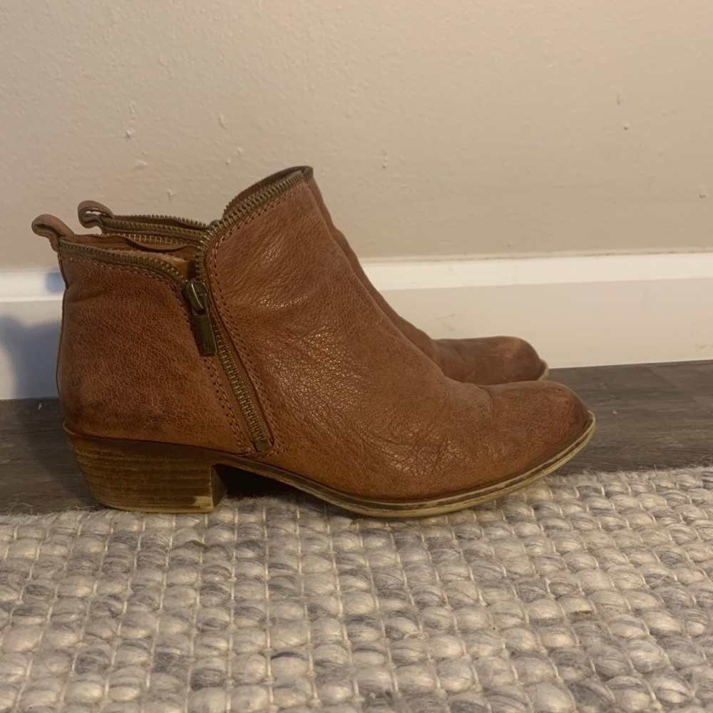Lucky Brand Leather Basel Booties
